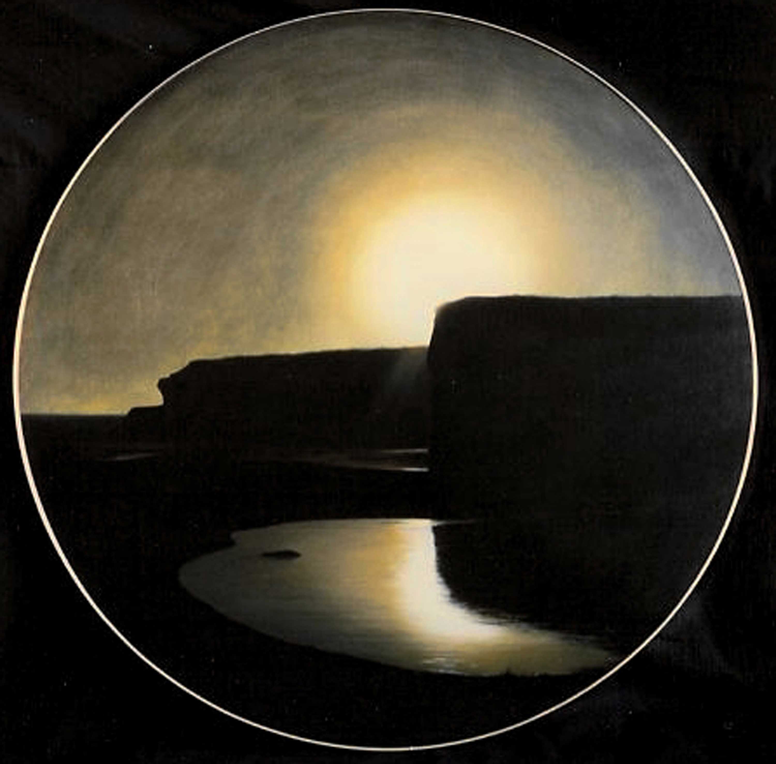  Goldon Pond, 30 Round, Giclée 